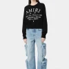 AMIRI Knitwear>WOMEN'S ARTS DISTRICT CREW BLACK