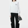 AMIRI Sweatshirts | Jersey>WOMEN'S ARTS DISTRICT CREW White
