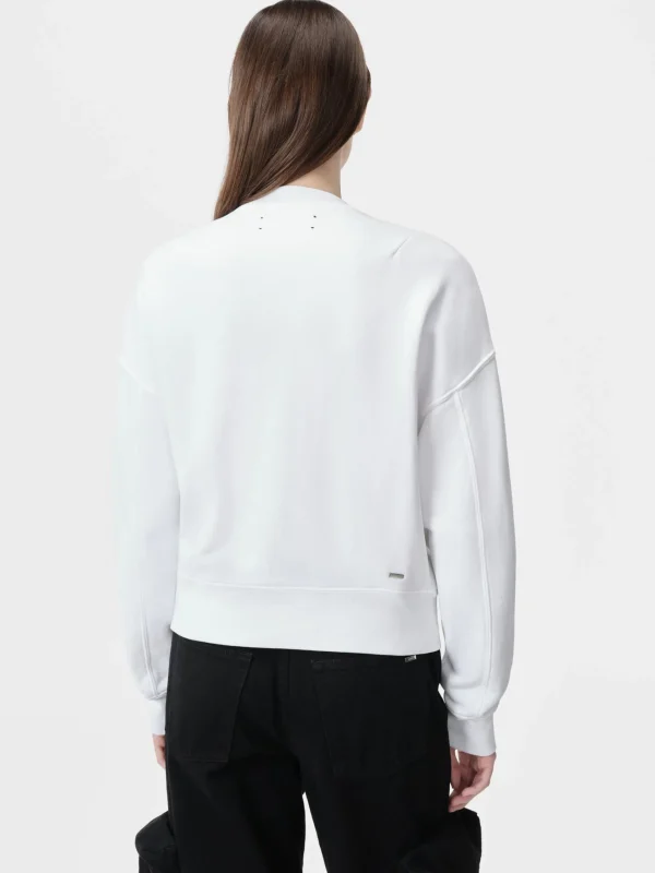 AMIRI Sweatshirts | Jersey>WOMEN'S ARTS DISTRICT CREW White
