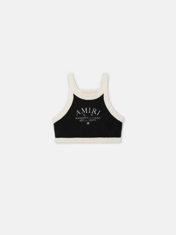 AMIRI Knitwear | Tees>WOMEN'S ARTS DISTRICT TANK BLACK