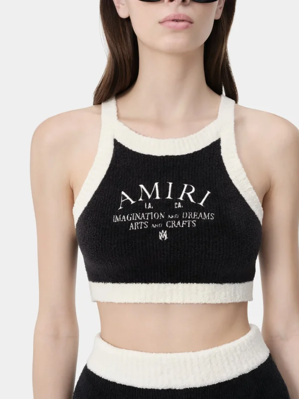 AMIRI Knitwear | Tees>WOMEN'S ARTS DISTRICT TANK BLACK