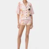 AMIRI Knitwear | Shirts>WOMEN'S PARADISE CROCHET POLO Rosewater