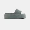 AMIRI Sandals | Sandals>WOMEN'S PLATFORM DENIM SANDAL WASHED INDIGO