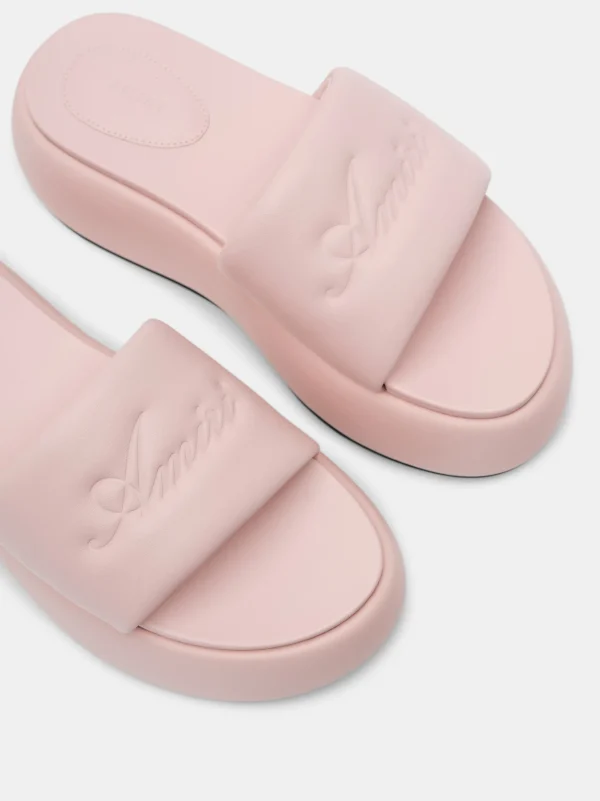 AMIRI Sandals | Sandals>WOMEN'S SCRIPT PLATFORM SANDAL Pink