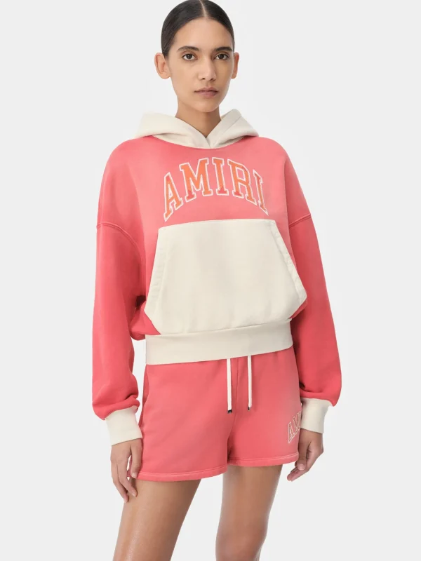 AMIRI Sweatshirts | Jersey>WOMEN'S VINTAGE HOODIE Flamingo Pink