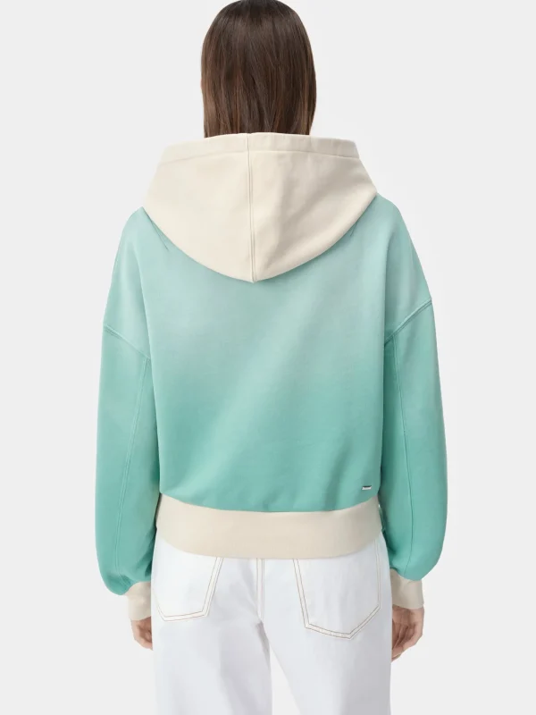 AMIRI Sweatshirts | Jersey>WOMEN'S VINTAGE HOODIE Sea Blue