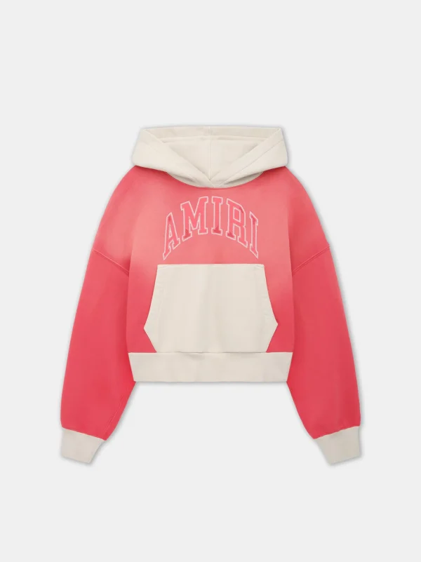 AMIRI Sweatshirts | Jersey>WOMEN'S VINTAGE HOODIE Flamingo Pink