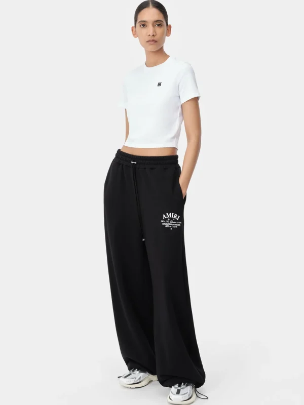 AMIRI Shorts & Sweatpants | Jersey>WOMEN'S ARTS DISTRICT FLARE SWEATPANT BLACK