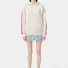 AMIRI Knitwear>WOMEN'S BONES HOODIE Alabaster