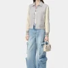 AMIRI Outerwear>WOMEN'S BONES JACKET Grey