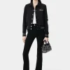 AMIRI Outerwear>WOMEN'S BONES JACKET BLACK