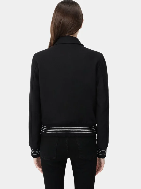 AMIRI Outerwear>WOMEN'S BONES JACKET BLACK