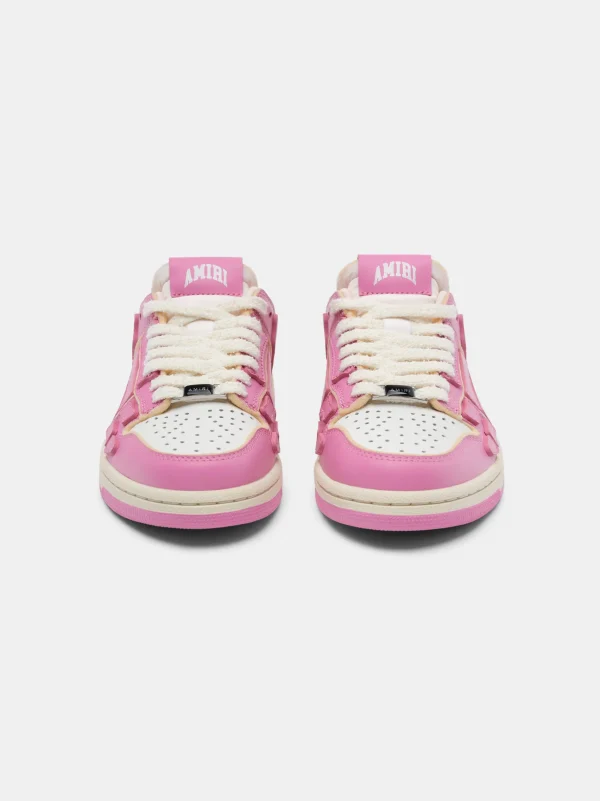 AMIRI Sneakers | Sneakers>WOMEN'S COLLEGIATE SKEL-TOP LOW Fuchsia Pink White