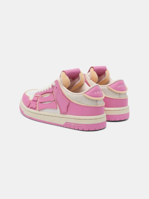 AMIRI Sneakers | Sneakers>WOMEN'S COLLEGIATE SKEL-TOP LOW Fuchsia Pink White