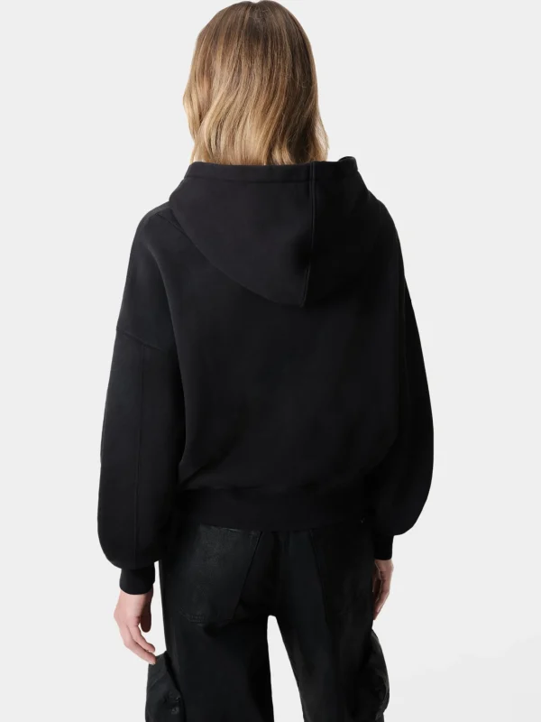 AMIRI Sweatshirts | Jersey>WOMEN'S HOLLYWOOD HOODIE FADED BLACK