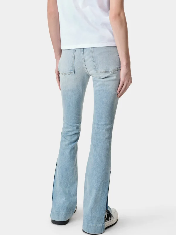 AMIRI Denim>WOMEN'S KICK FLARE Light Indigo