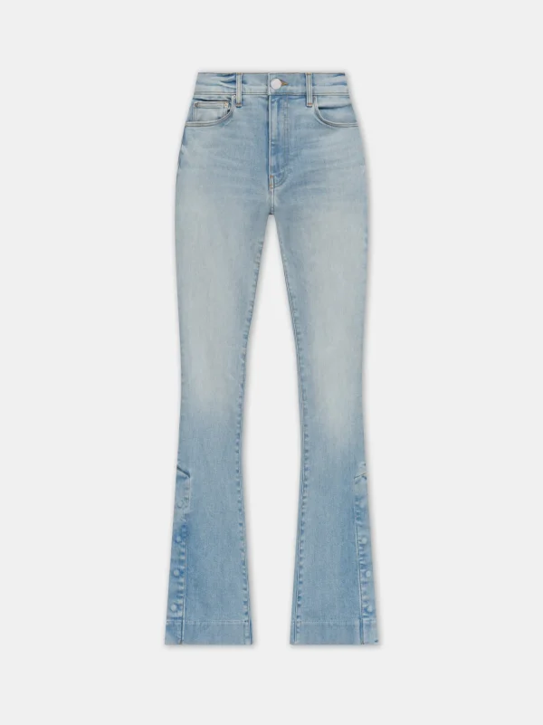 AMIRI Denim>WOMEN'S KICK FLARE Light Indigo
