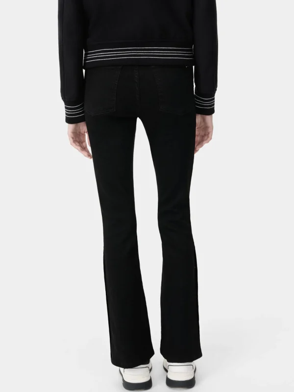 AMIRI Denim>WOMEN'S KICK FLARE BLACK OD