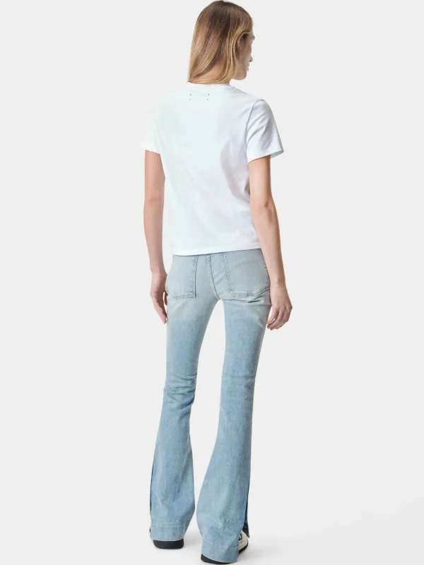 AMIRI Denim>WOMEN'S KICK FLARE Light Indigo