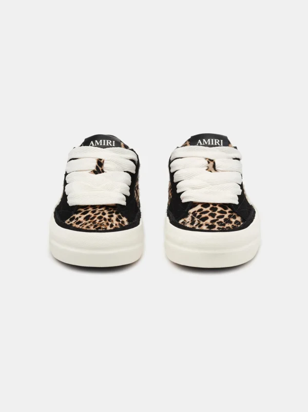 AMIRI Sneakers | Sneakers>WOMEN'S LEOPARD SUNSET SKATE LOW BLACK
