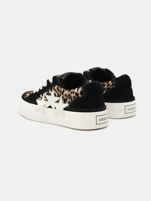 AMIRI Sneakers | Sneakers>WOMEN'S LEOPARD SUNSET SKATE LOW BLACK