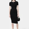 AMIRI Knitwear | Tees>WOMEN'S MA BABY TEE BLACK