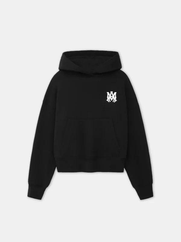 AMIRI Sweatshirts | Jersey>WOMEN'S MA CORE LOGO HOODIE BLACK