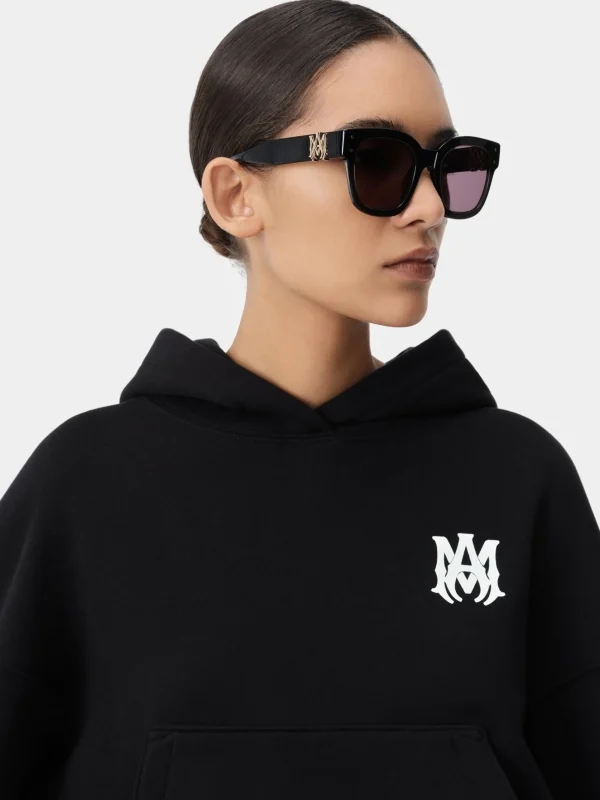AMIRI Sweatshirts | Jersey>WOMEN'S MA CORE LOGO HOODIE BLACK