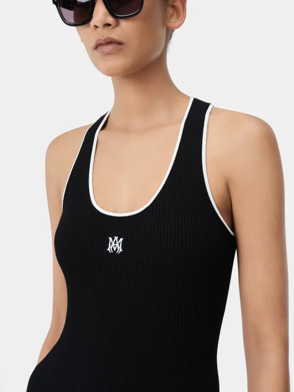 AMIRI Knitwear | Dresses>WOMEN'S MA MINI DRESS BLACK