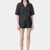 AMIRI Shorts & Sweatpants>WOMEN'S MA PAISLEY BOXER SHORT BLACK