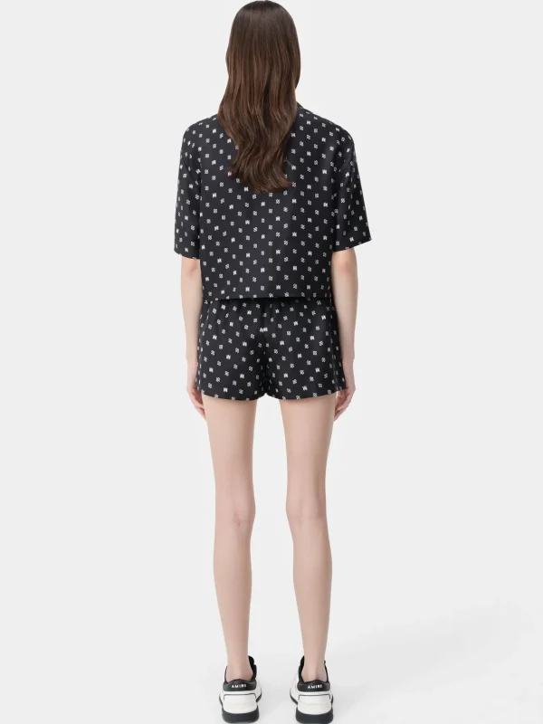 AMIRI Shorts & Sweatpants>WOMEN'S MA PAISLEY BOXER SHORT BLACK