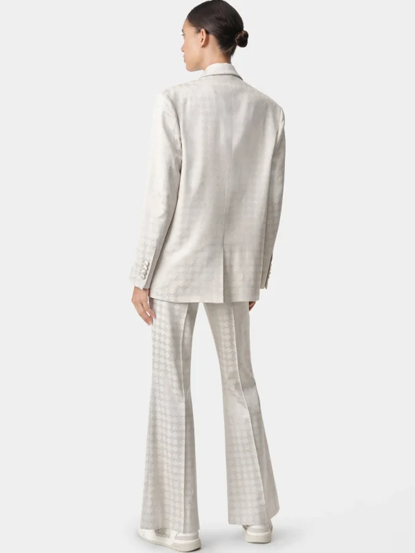 AMIRI Pants>WOMEN'S MA QUAD KICK FLARE Alabaster
