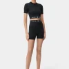 AMIRI Activewear | Shorts & Sweatpants>WOMEN'S MA RIBBED SEAMLESS SHORT BLACK
