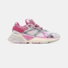 AMIRI Activewear | Sneakers>WOMEN'S MA RUNNER Fuchsia Pink White Silver