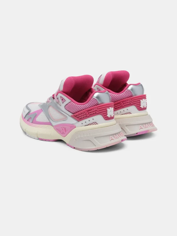 AMIRI Activewear | Sneakers>WOMEN'S MA RUNNER Fuchsia Pink White Silver