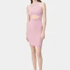 AMIRI Activewear | Dresses>WOMEN'S MA SEAMLESS CUT-OUT MINI DRESS Flamingo Pink
