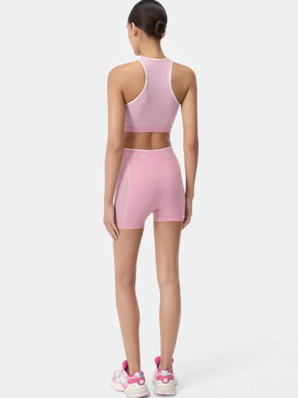 AMIRI Activewear | Shorts & Sweatpants>WOMEN'S MA SEAMLESS SHORT Flamingo Pink