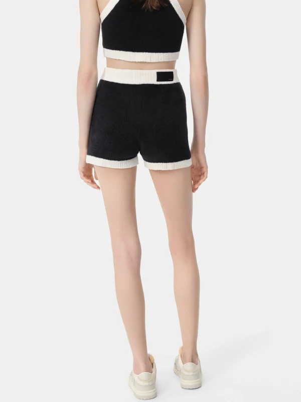 AMIRI Shorts & Sweatpants | Knitwear>WOMEN'S MA SHORT BLACK