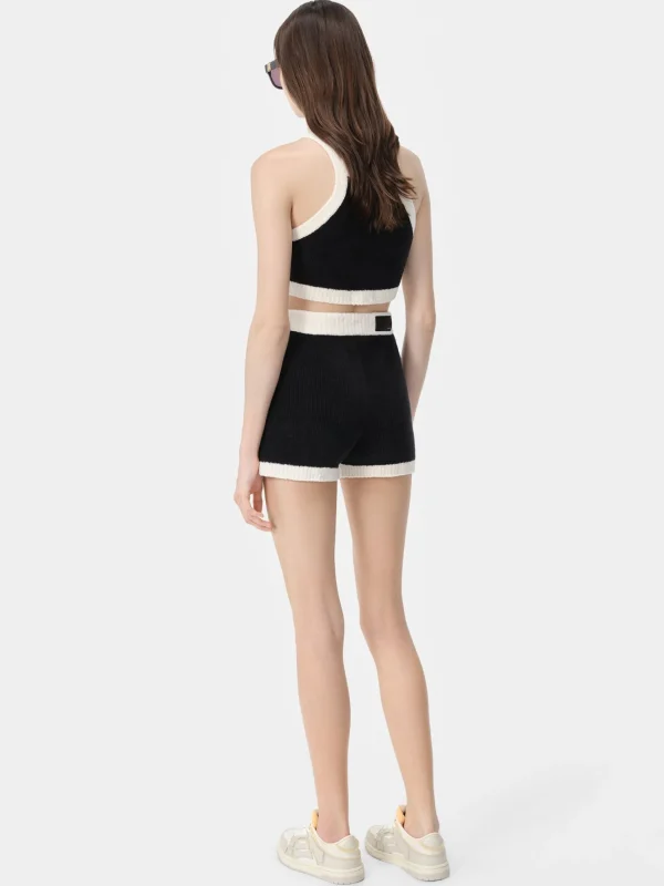 AMIRI Shorts & Sweatpants | Knitwear>WOMEN'S MA SHORT BLACK