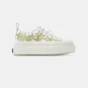 AMIRI Sneakers | Sneakers>WOMEN'S METALLIC PLATFORM STARS COURT White Gold