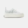 AMIRI Sneakers | Sneakers>WOMEN'S METALLIC PLATFORM STARS COURT White Silver
