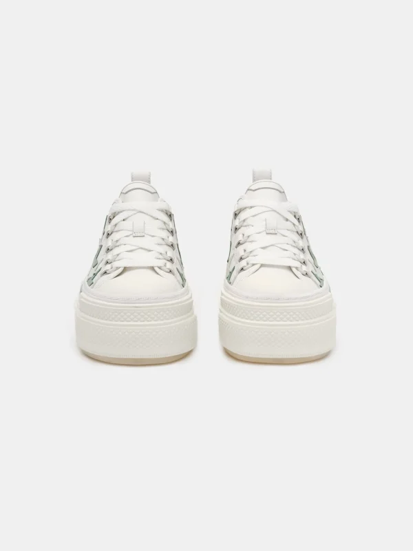 AMIRI Sneakers | Sneakers>WOMEN'S PLATFORM STARS COURT LOW FROSTY GREEN