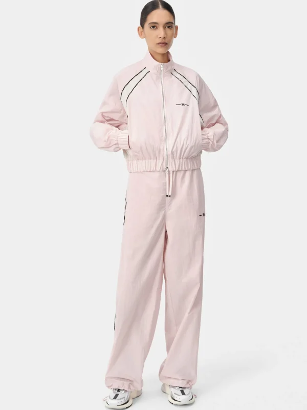 AMIRI Activewear | Outerwear>WOMEN'S RAGLAN MA TRACK JACKET Rosewater