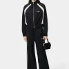 AMIRI Activewear | Outerwear>WOMEN'S RAGLAN MA TRACK JACKET BLACK