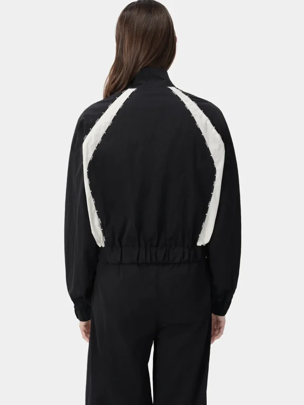 AMIRI Activewear | Outerwear>WOMEN'S RAGLAN MA TRACK JACKET BLACK