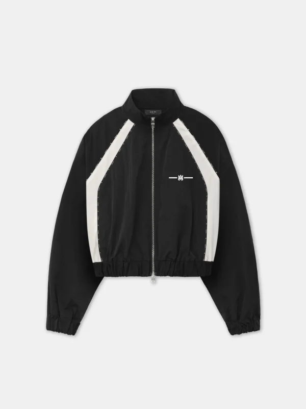 AMIRI Activewear | Outerwear>WOMEN'S RAGLAN MA TRACK JACKET BLACK