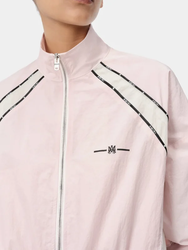 AMIRI Activewear | Outerwear>WOMEN'S RAGLAN MA TRACK JACKET Rosewater