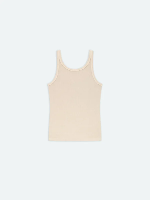 AMIRI Knitwear | Tees>WOMEN'S RIB TANK Summer Sand