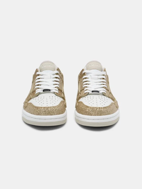 AMIRI Sneakers | Sneakers>WOMEN'S SHIMMER SKEL-TOP LOW White Gold